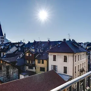  Appartement Le Balcon Annécien 4 - Vue Sur Les Toits Pour 2-4 Personnes Avec